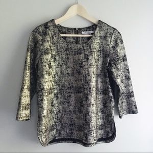 Collective Concepts Gold Foil Top